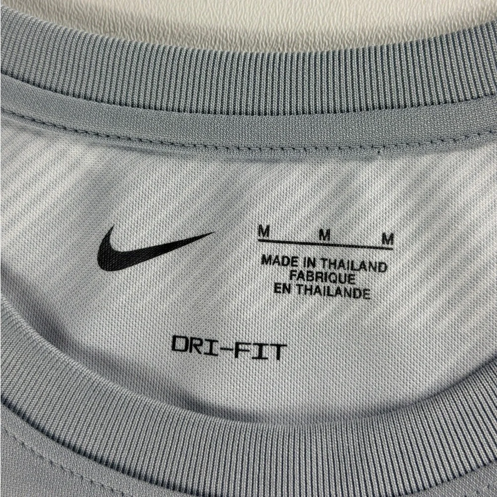 Nike Dri-FIT Challenge III Long Sleeve Soccer Jersey Wolf Grey Mens Size Medium